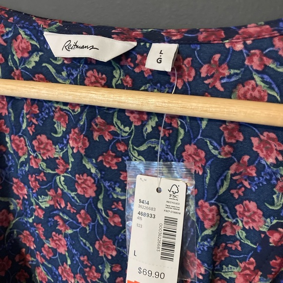 Floral wrap dress - Picture 3 of 3